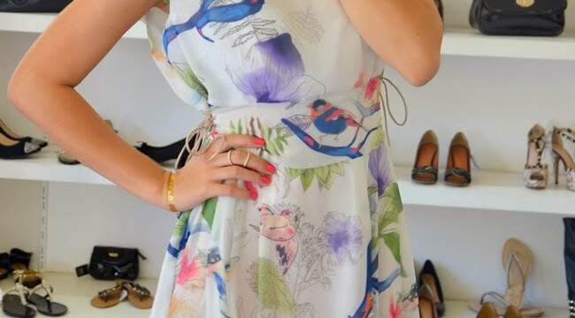 Look do dia: Vestido de pássaros