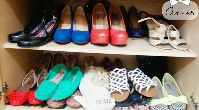 Organizando: sapatos