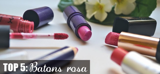 Top 5: Batons rosa