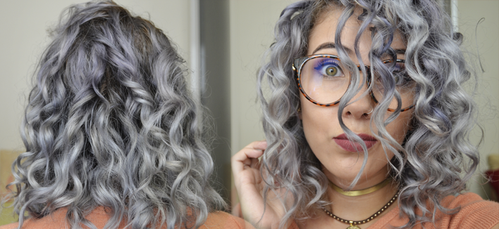 Novo visual: meu cabelo cinza